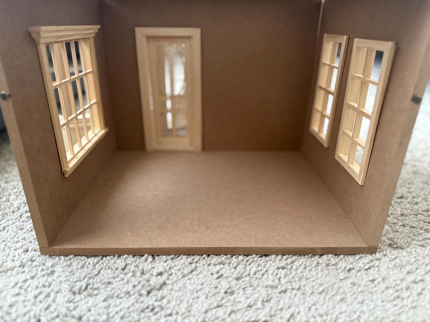 Custom 1:12 Miniature Shabby Little French Bay Window Boutique Shop House