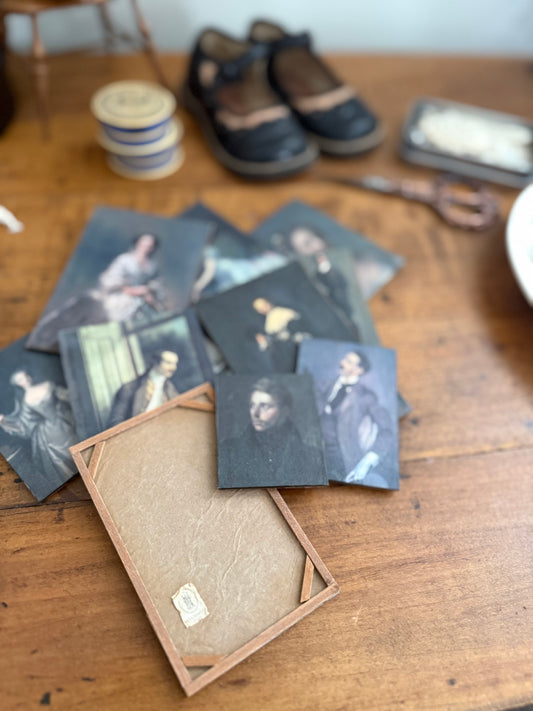 1:12 Moody Antique Portrait Art