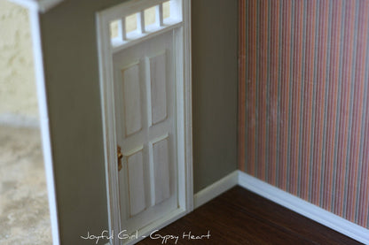 Dollhouse Miniature 1/12 Scale Shabby Roombox Display Diorama