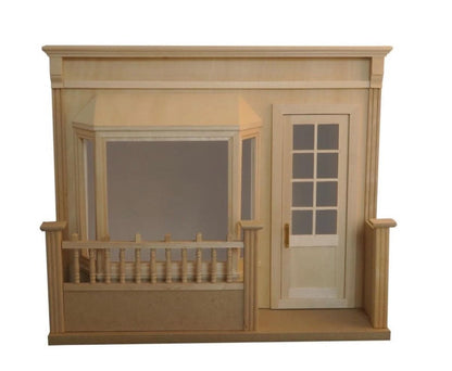 Custom 1:12 Miniature Shabby Little French Bay Window Boutique Shop House