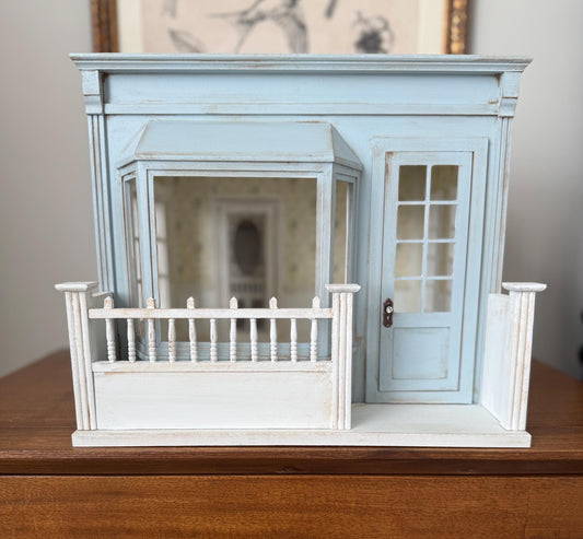 Custom 1:12 Miniature Shabby Little French Bay Window Boutique Shop House