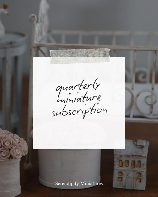 Quarterly Dollhouse Miniature Mystery Bundle