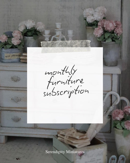 March Dollhouse Furniture Monthly Mini